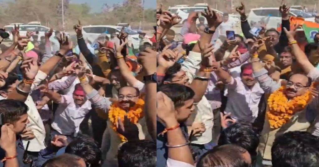 छत्तीसगढ़ नगरीय निकाय चुनाव में भाजपा की प्रचंड जीत, लोरमी में डिप्टी सीएम अरुण साव ने किया जश्न