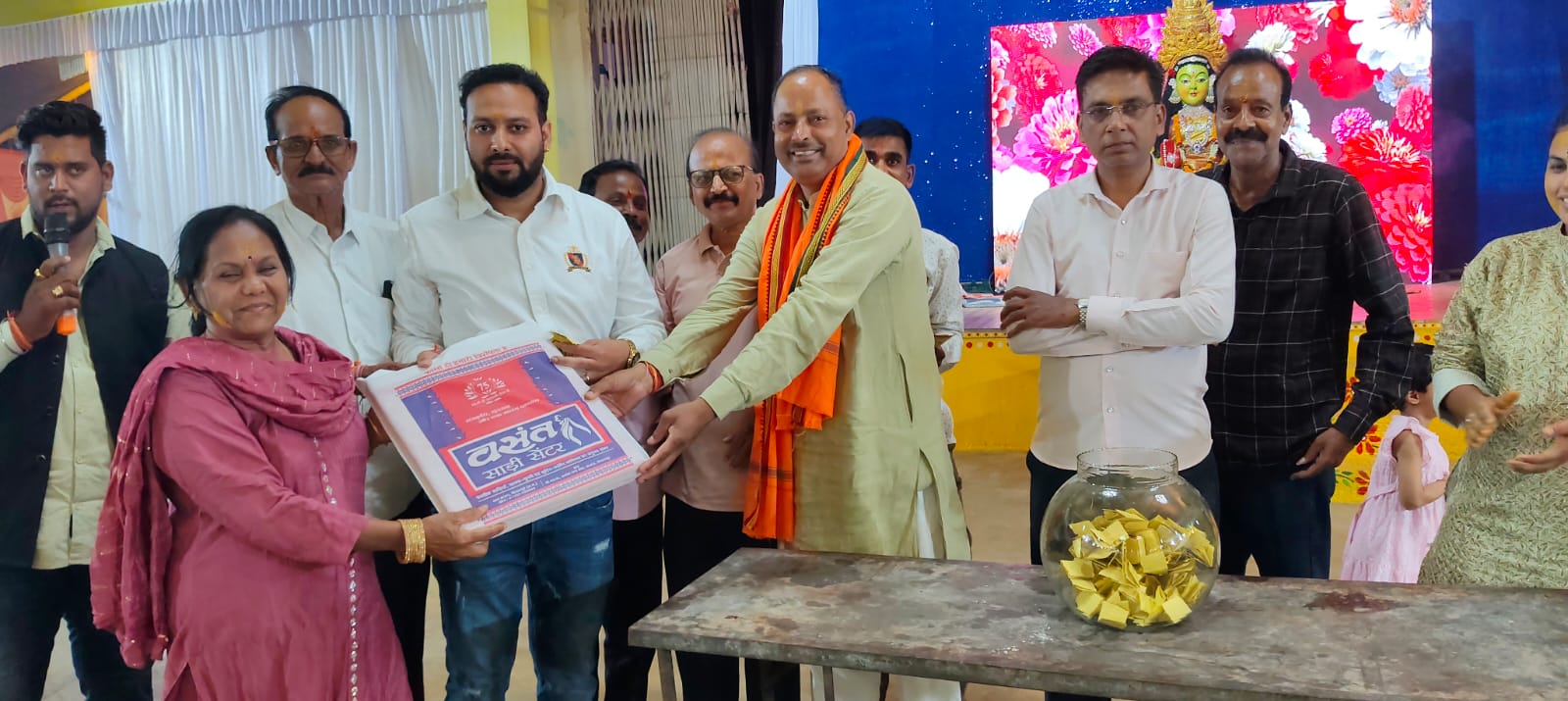 श्री श्री मरिमाई माता पूजा उत्सव का 19वा वर्ष,रेलवे कॉलोनी मे मनाया जा रहा है