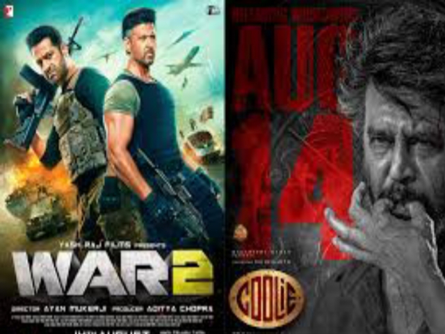 बॉक्स ऑफिस पर टक्कर: रजनीकांत की ‘कुली’ बनाम ऋतिक रोशन की ‘वॉर 2’