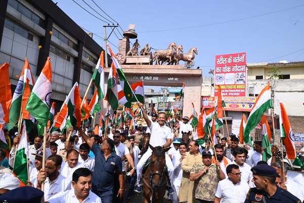 सांसद नवीन जिन्दल की पहल पर 2026 में राष्ट्रीय ध्वज जागरूकता अभियान, कैथल की चारों विधानसभाओं में चलेगा विशेष अभियान