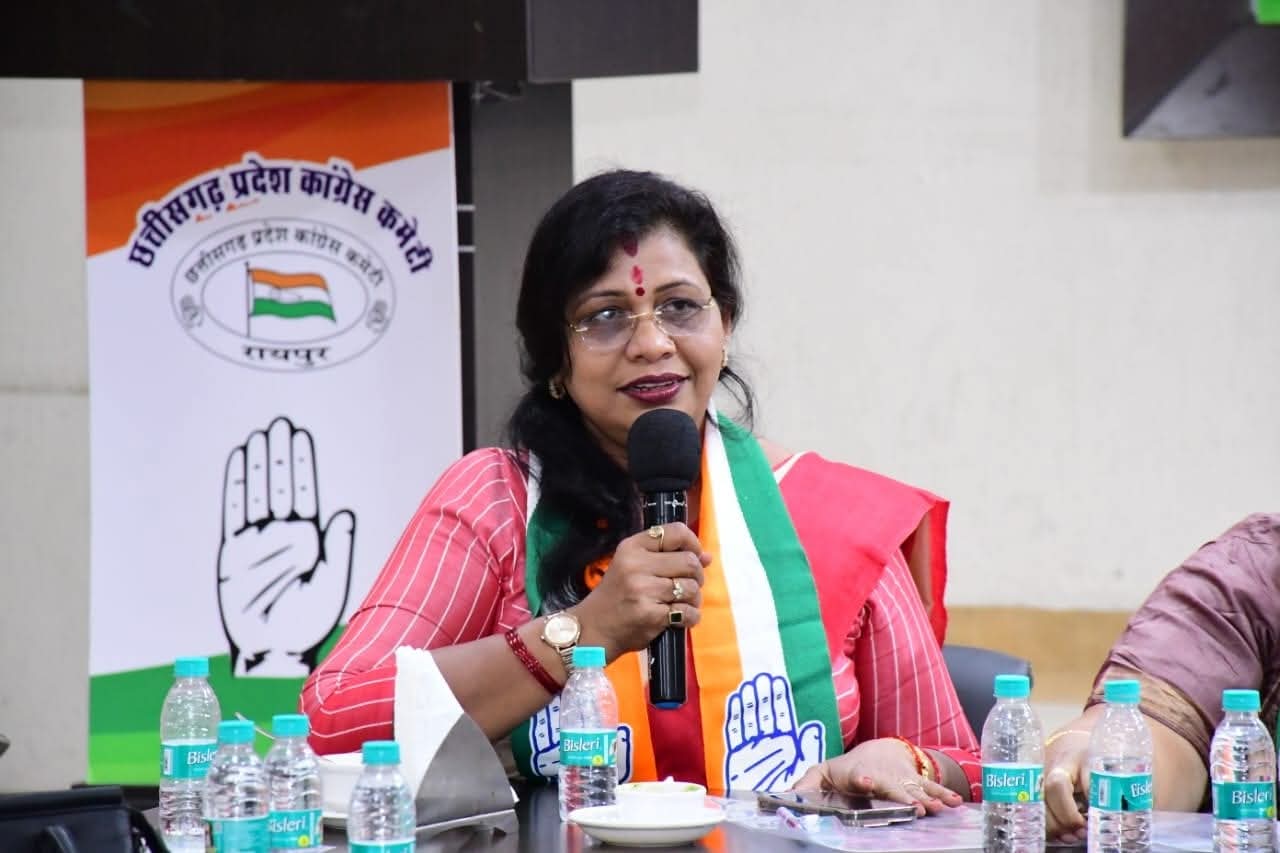 छत्तीसगढ़ महिला कांग्रेस में बड़ा फेरबदल: विधायक Sangeeta Sinha बनीं प्रभारी अध्यक्ष, Delhi से आदेश