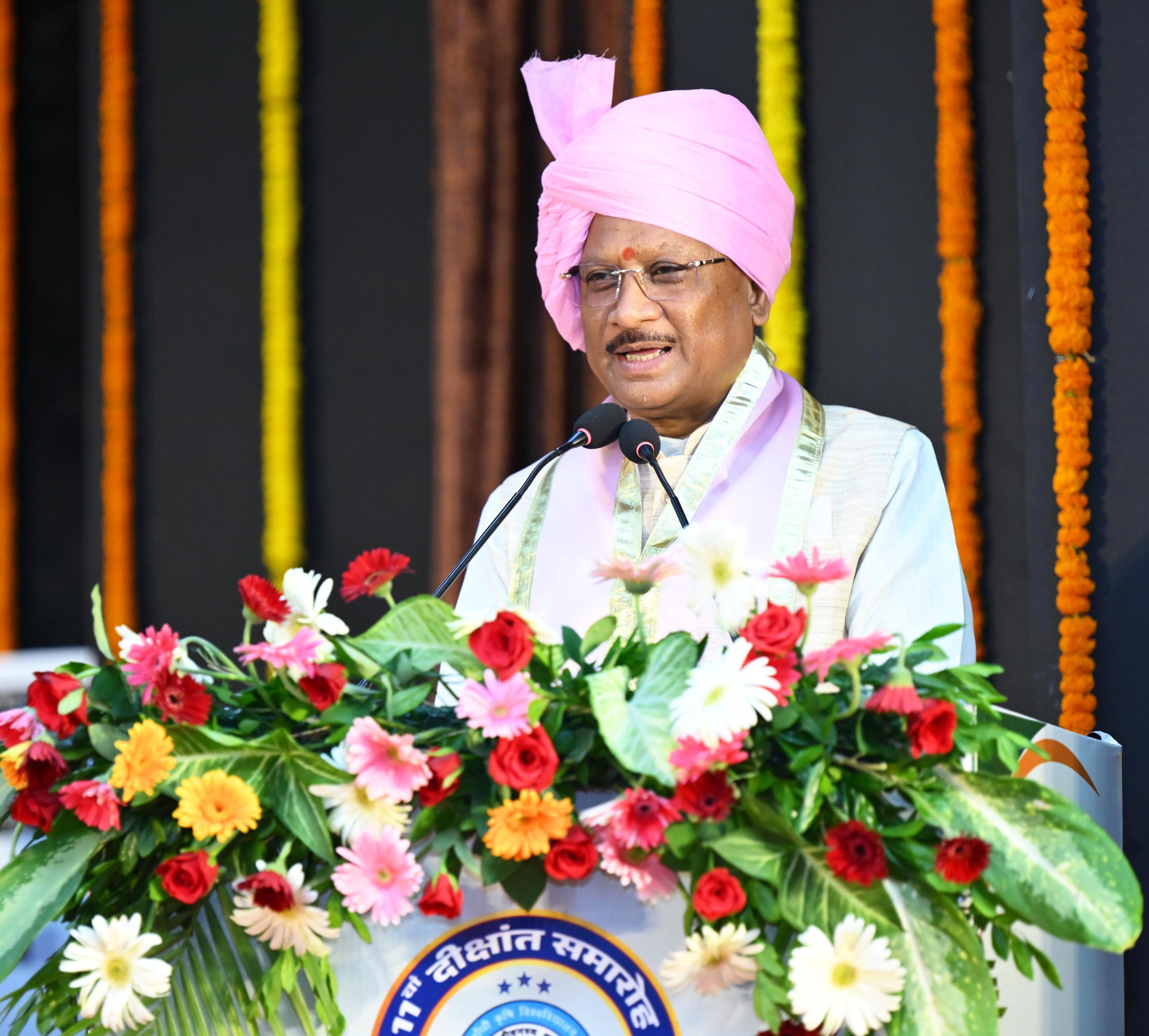 इंदिरा गांधी कृषि विश्वविद्यालय के 11 वें दीक्षांत समारोह मे शामिल हुए राज्यपाल और मुख्यमंत्री