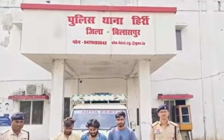 बिलासपुर में ट्रक टायर चोर गिरोह का पर्दाफाश, 3 आरोपी गिरफ्तार, ₹80 हजार के नए टायर बरामद