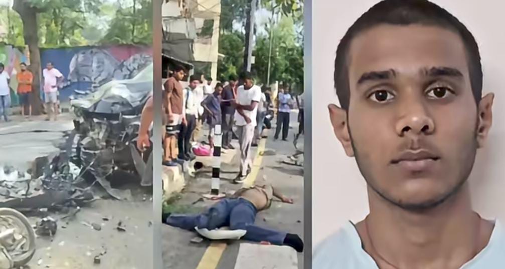 स्मार्ट रोड पर तेज रफ्तार कार का कहर: 17 वर्षीय छात्र रुद्र प्रताप की दर्दनाक मौत, नाबालिग चालक गिरफ्तार